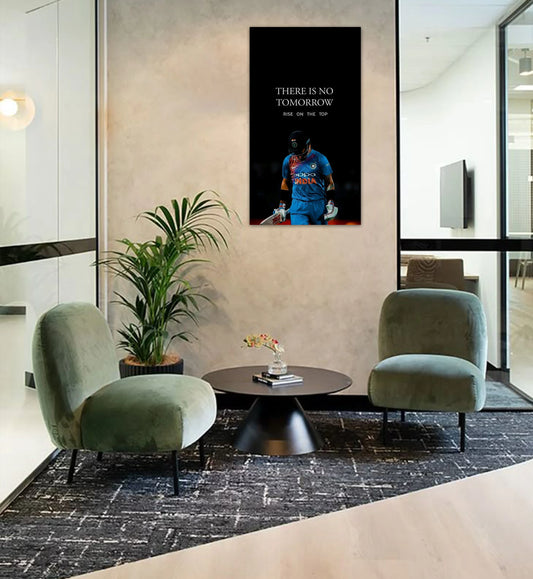 Fireman Kohli — Premium Cricket Metal Wall Art