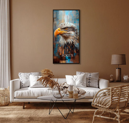 Discipline - The Eagle | Motivational Metal Wall Art