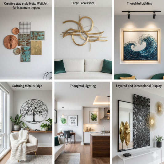 7 Creative Ways to Style Metal Wall Art for Maximum Impact