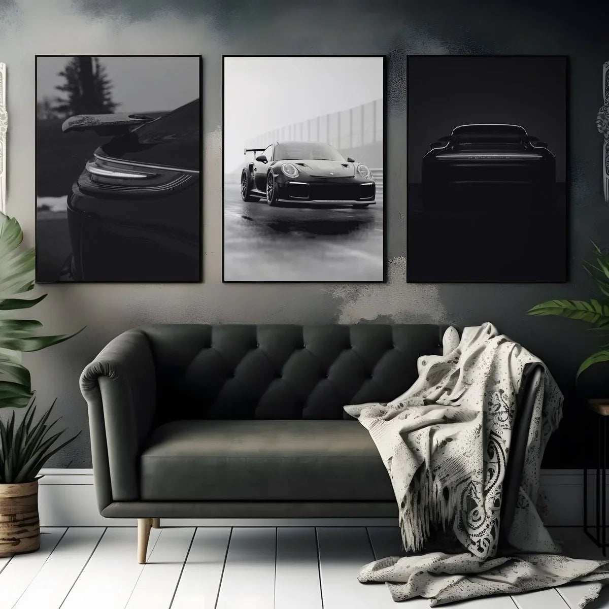 Luxury Car Metal Wall Art Collection 