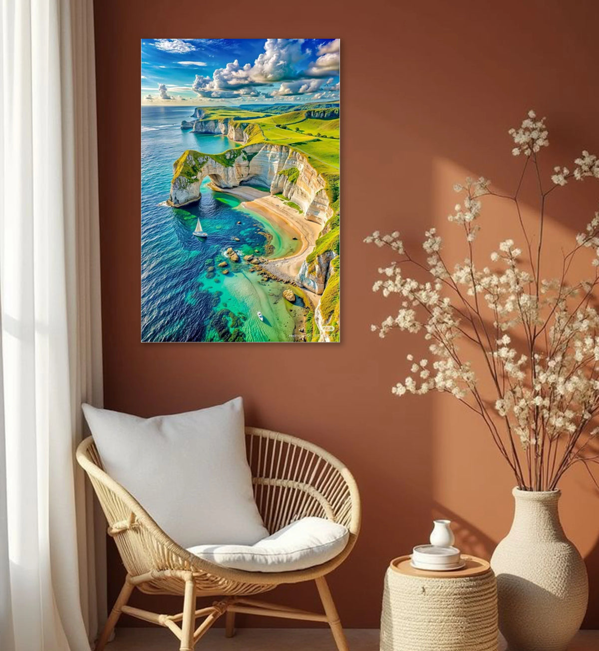 Blue Horizons Coastal Metal Wall Art