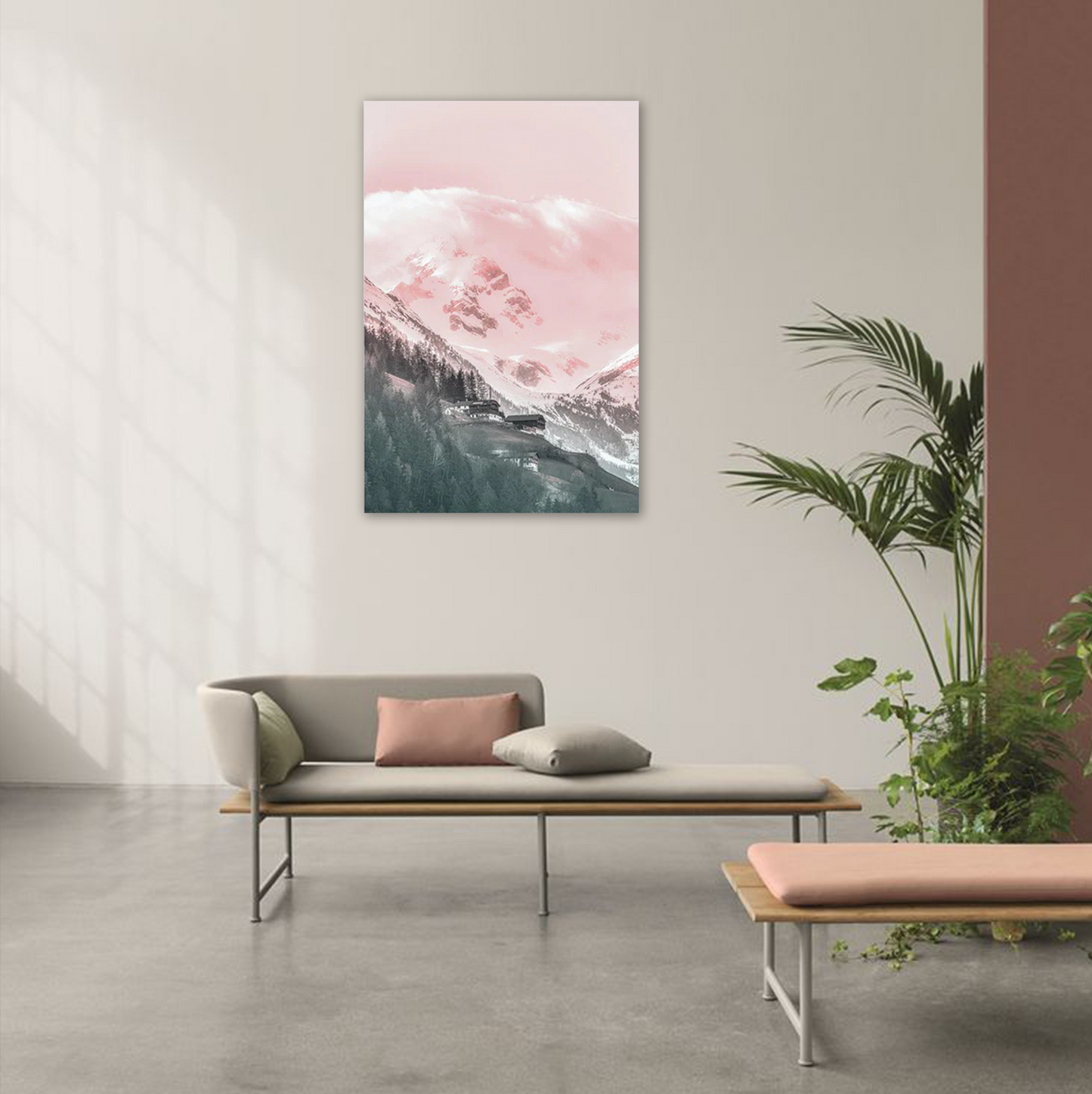 Snow light Mountain