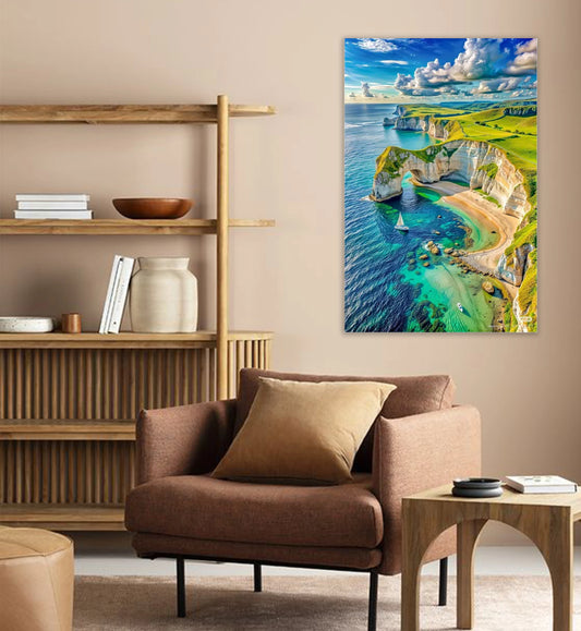 Blue Horizons Coastal Metal Wall Art