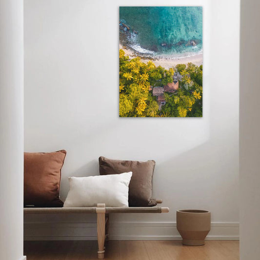 Ocean Island Tropical Metal Wall Art
