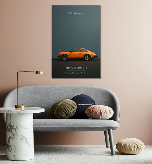911 Timeless Drive - Porsche Metal Wall Art