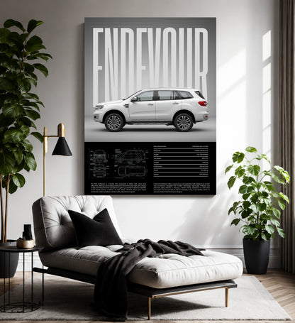 Velocity Supreme Ford SUV Metal Wall Art