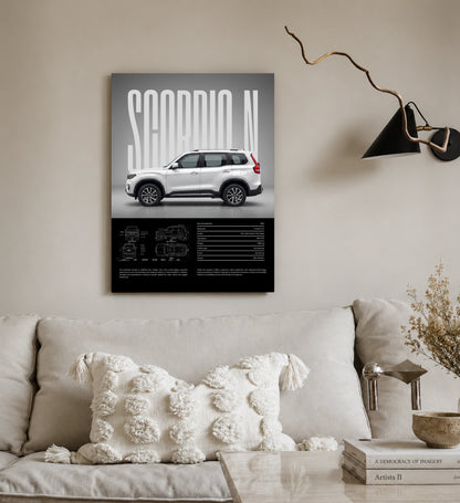 Wild Scorpion | Mahindra SUV Metal Wall Art