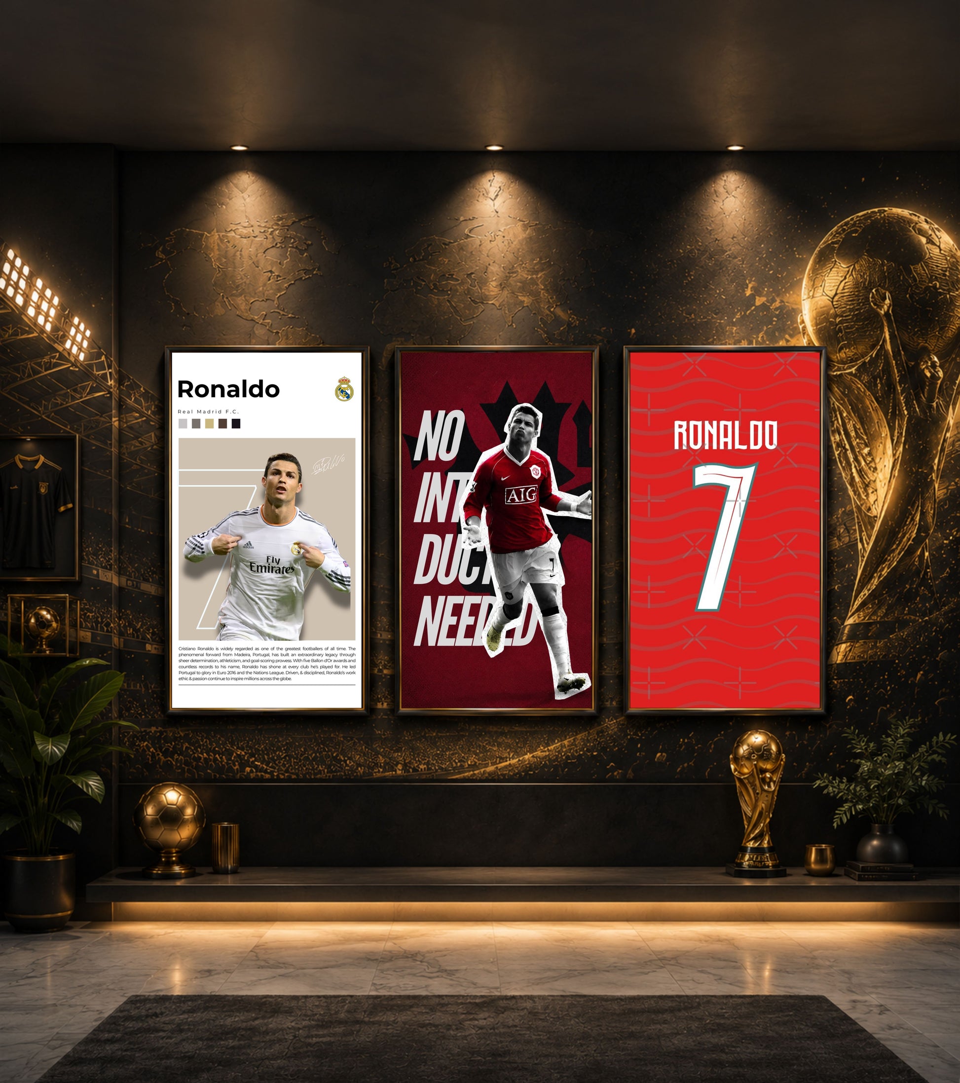 The GOAT Gallery - Football Metal Wall Decor