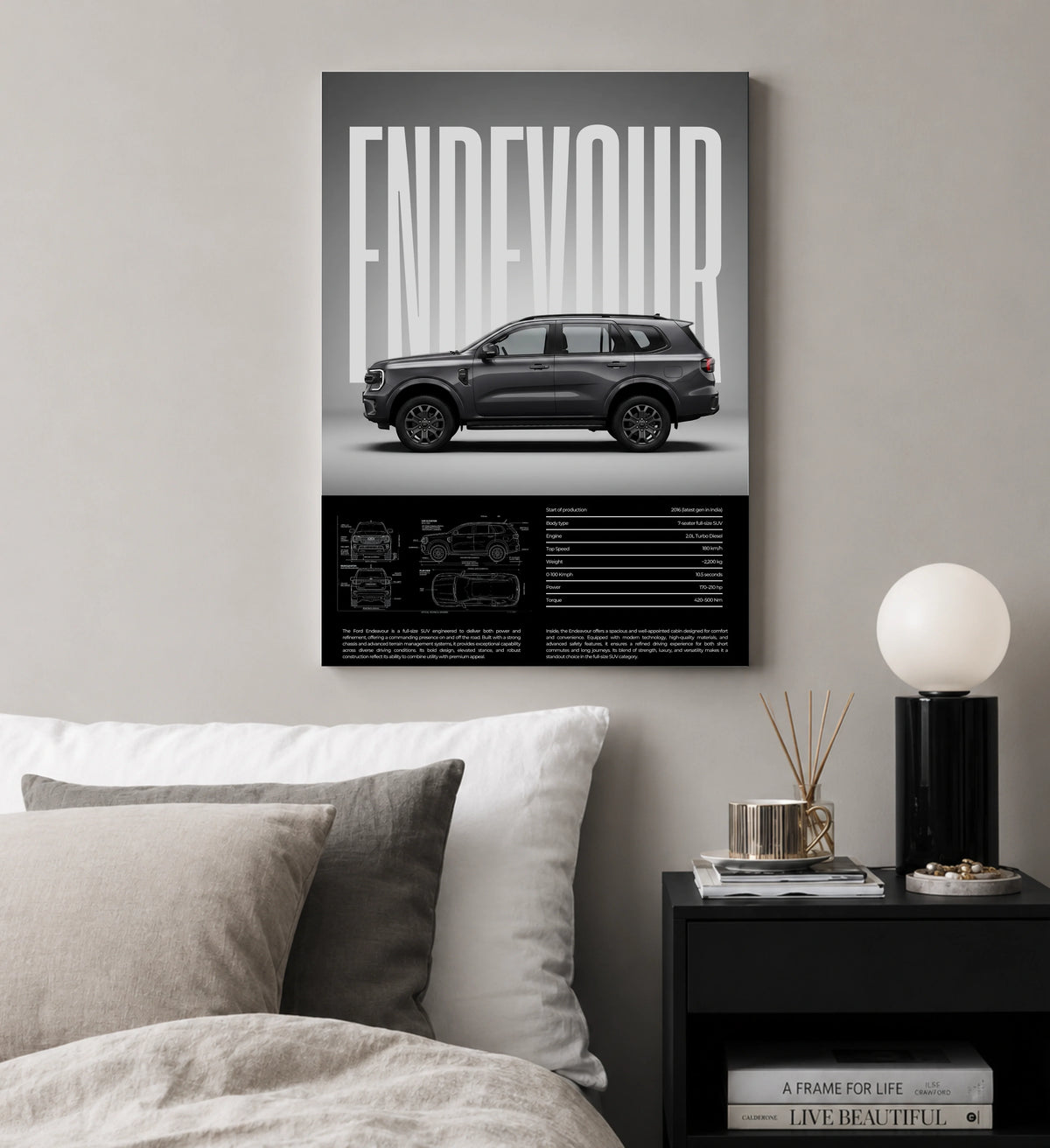 Darkline  BMW German Car Metal Print