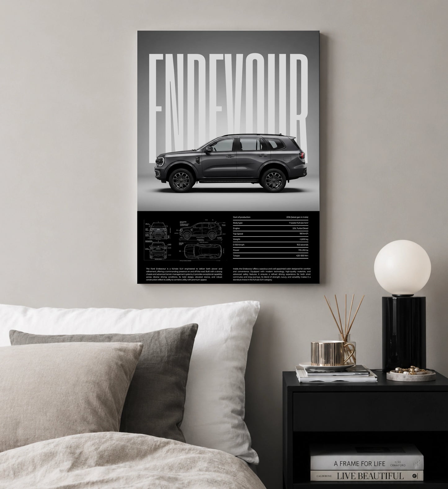 Darkline  BMW German Car Metal Print