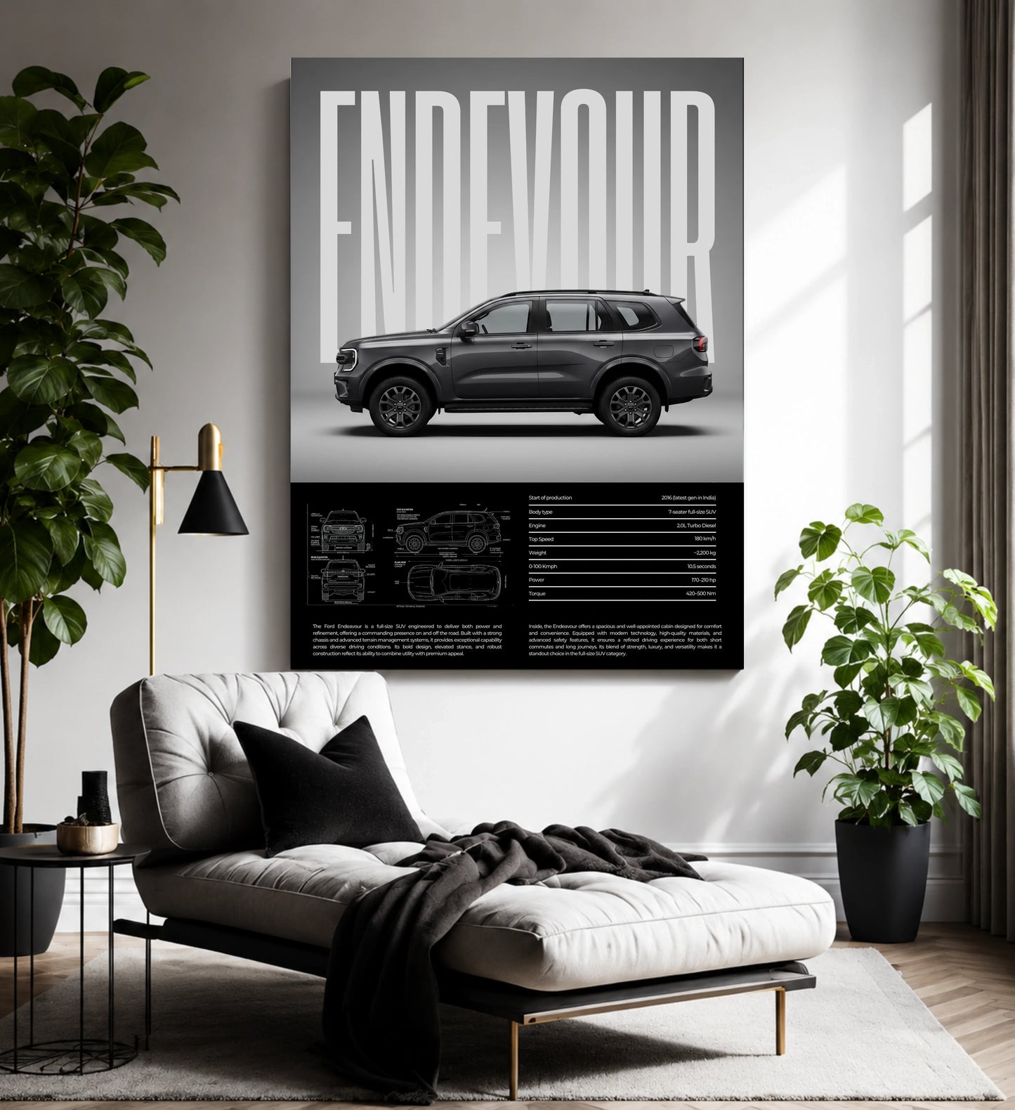 Darkline  BMW German Car Metal Print
