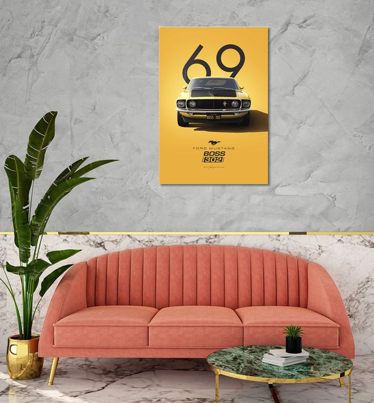 Classic Mustang - Car Wall Art