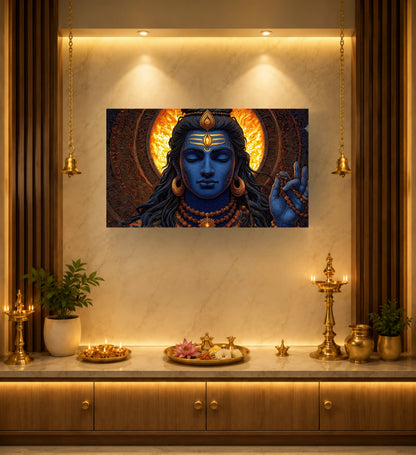 Lord Shiva – Mystical Third Eye Divine Wall Art
