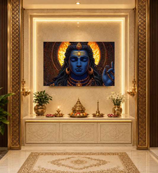 Lord Shiva – Mystical Third Eye Divine Wall Art