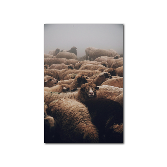 Sheep in Mist
