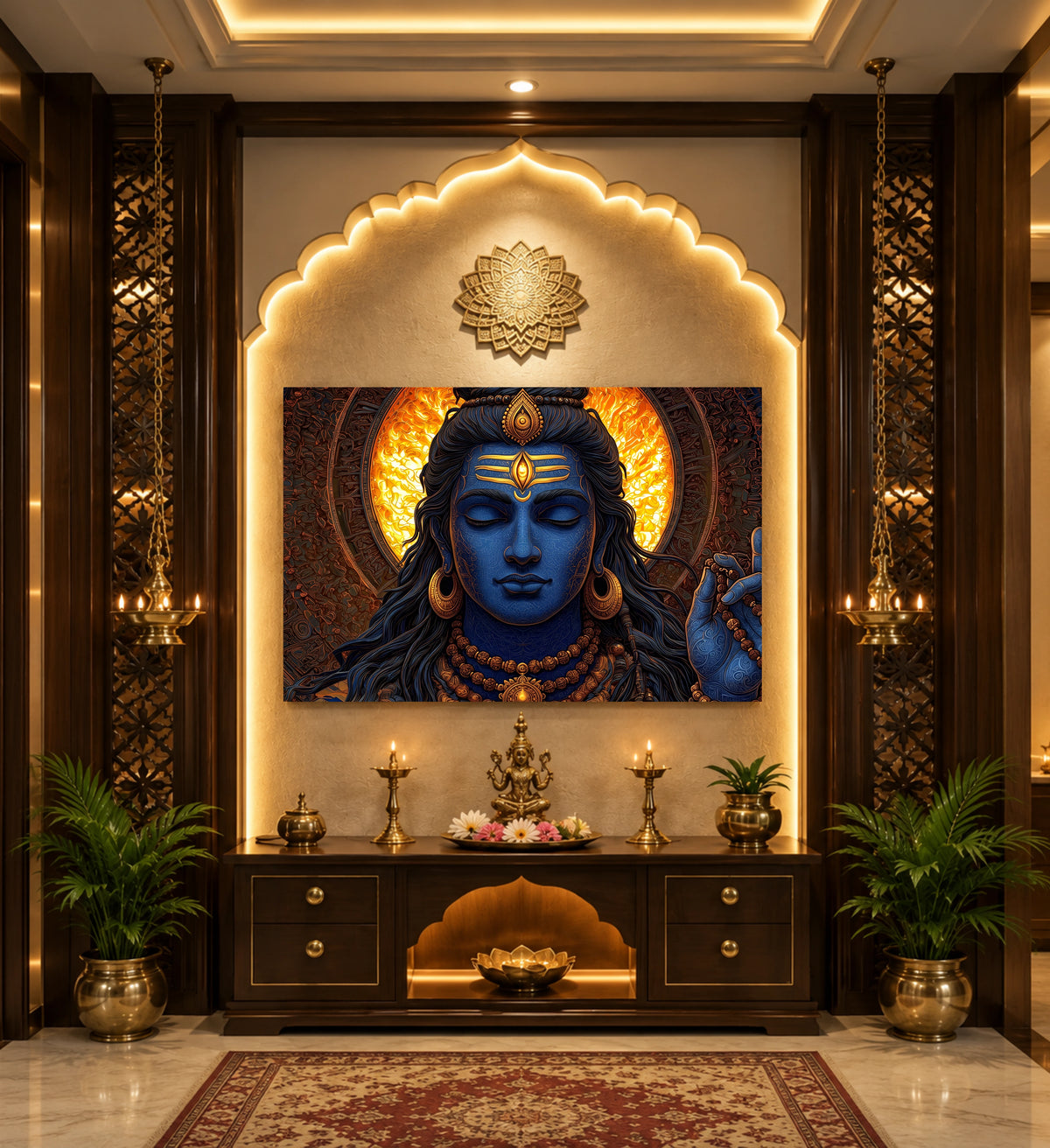 Lord Shiva – Mystical Third Eye Divine Wall Art