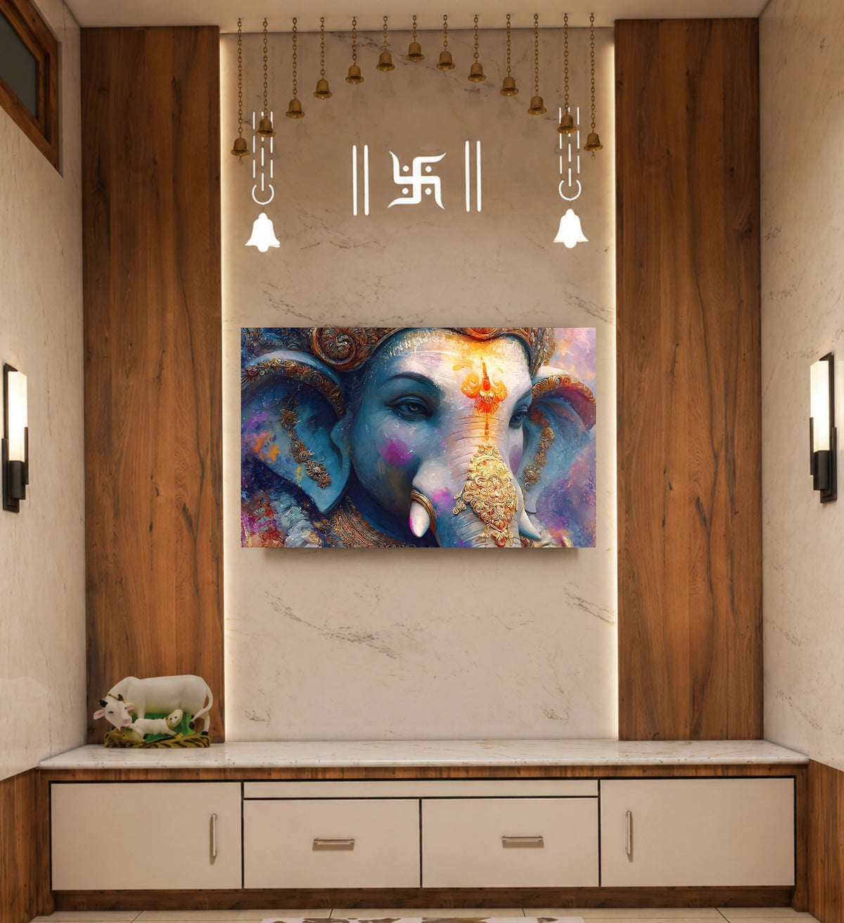 Lord Ganesha – Artistic Serenity Wall Art