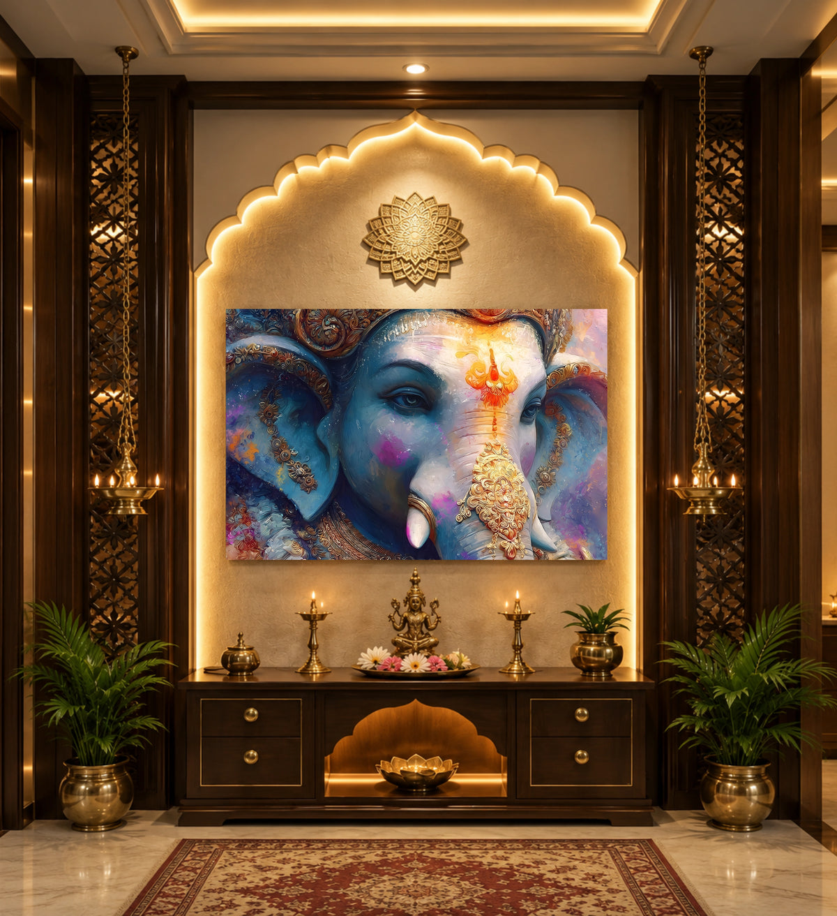 Lord Ganesha – Artistic Serenity Wall Art