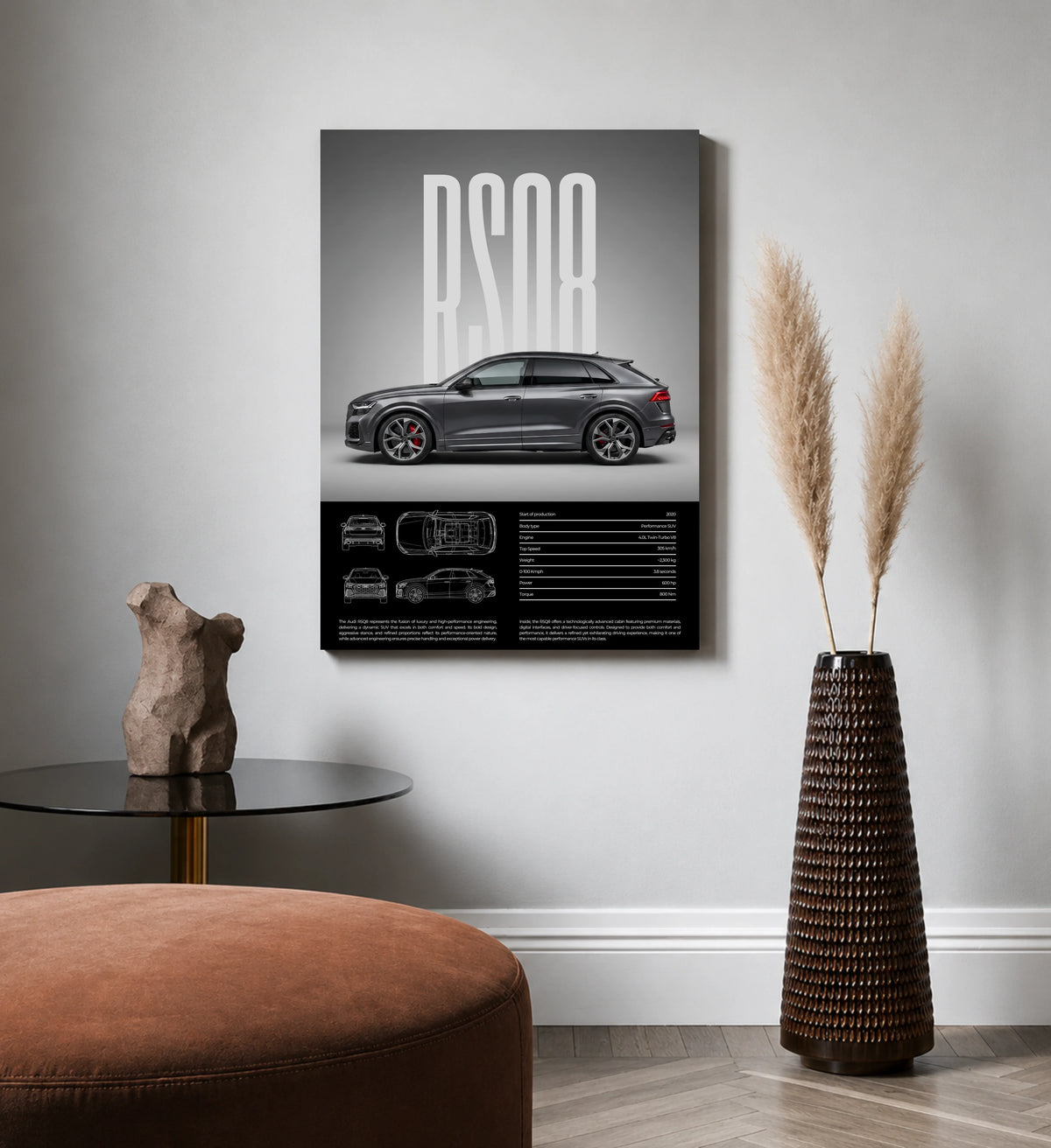 The Monogram: RSQ8 SUV Wall Print 