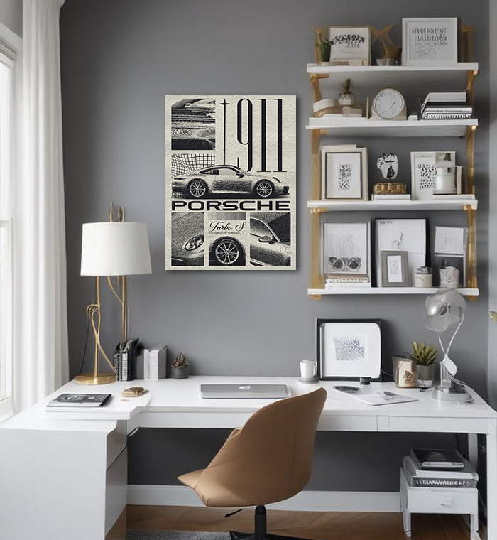 Turbo Spirit 911 -  Porsche Wall Art