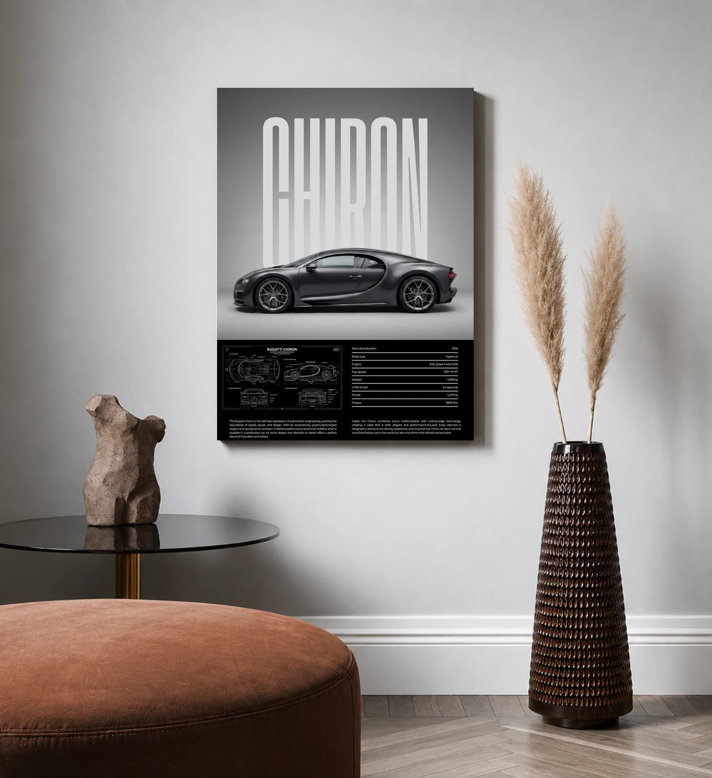 The Editorial Chiron Metal Wall Art