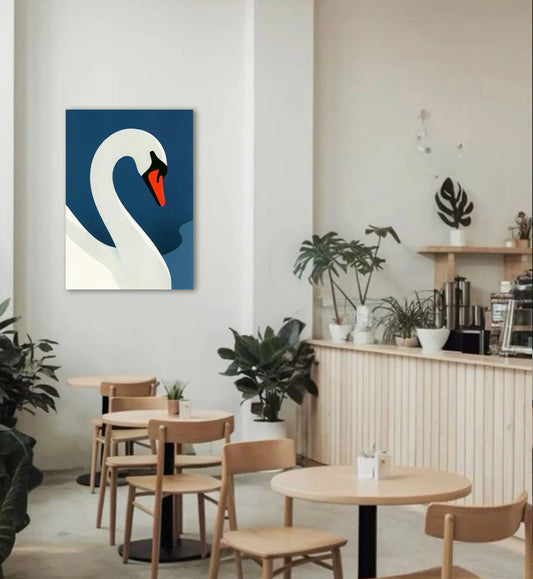 Grace Swan - Bird Metal Wall