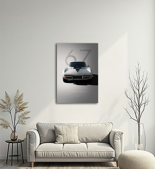 67 Corvette Legend Wall Art