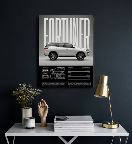 Legend Toyota Fortuner Metal Art