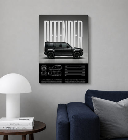 Defender Metal Wall Art