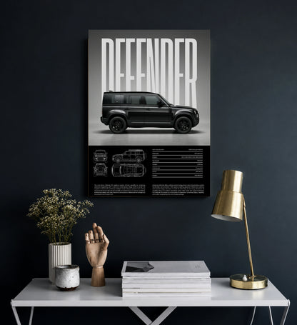 Defender Metal Wall Art