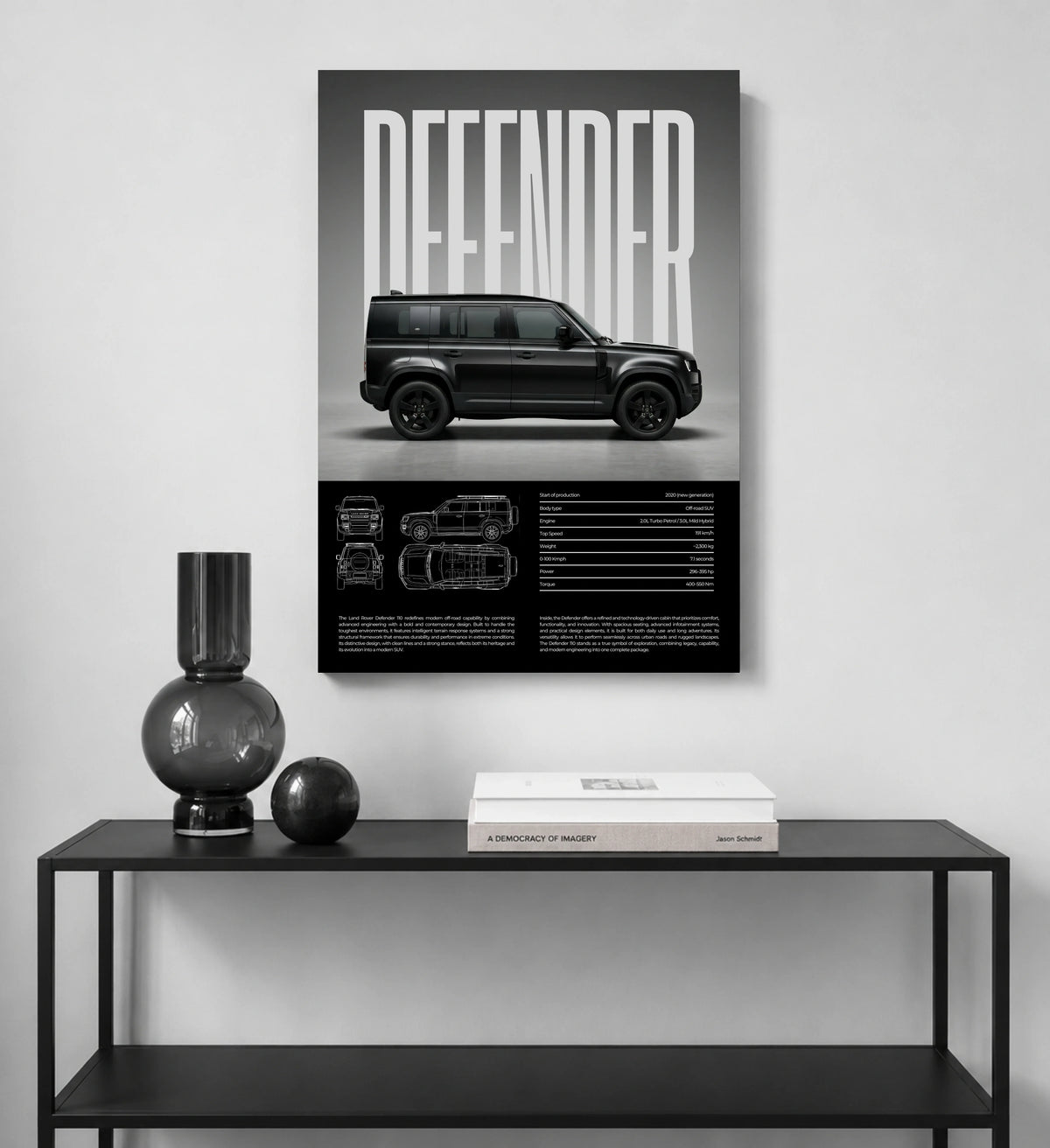 Defender Metal Wall Art