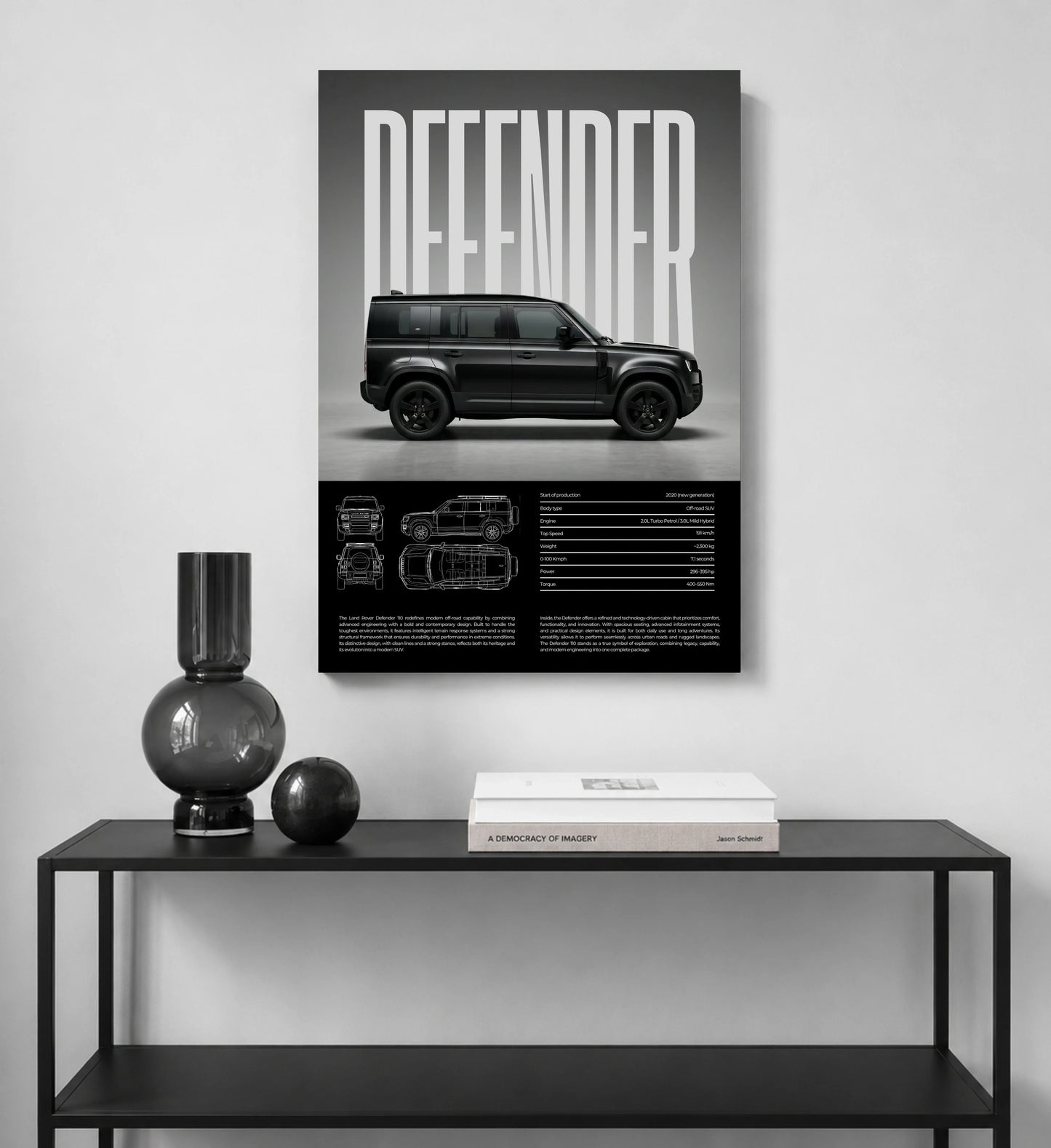 Defender Metal Wall Art