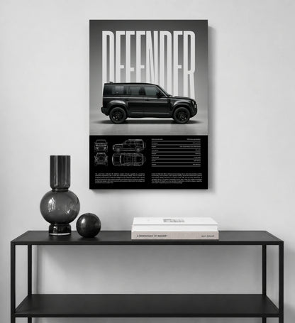 Defender Metal Wall Art