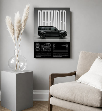Defender Metal Wall Art