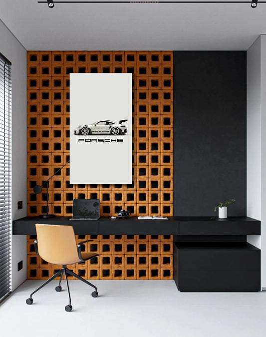 White Perfection GT3 RS | Porsche Metal Wall Art