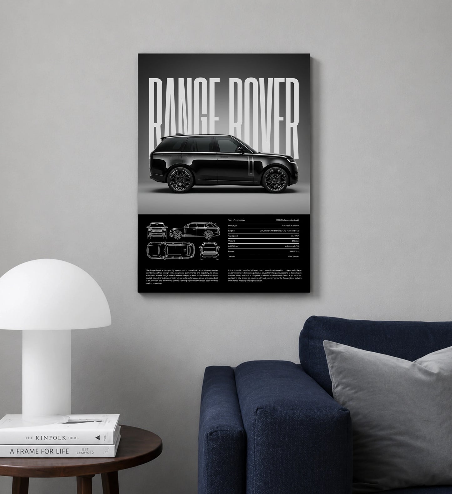 Range Metal Wall Art