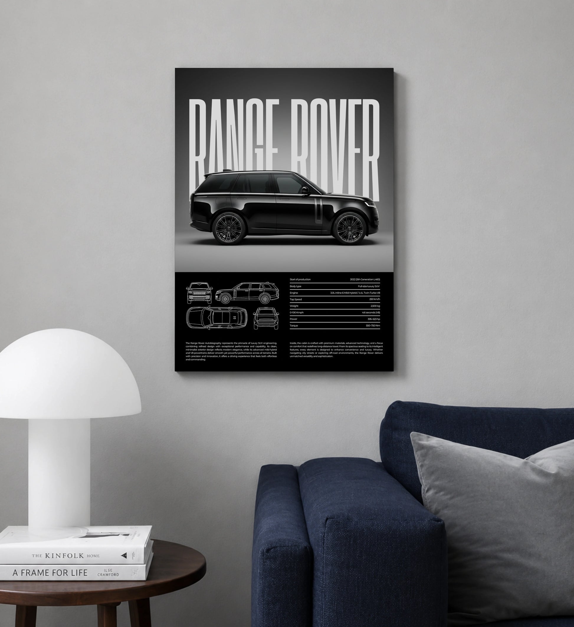 Range Metal Wall Art