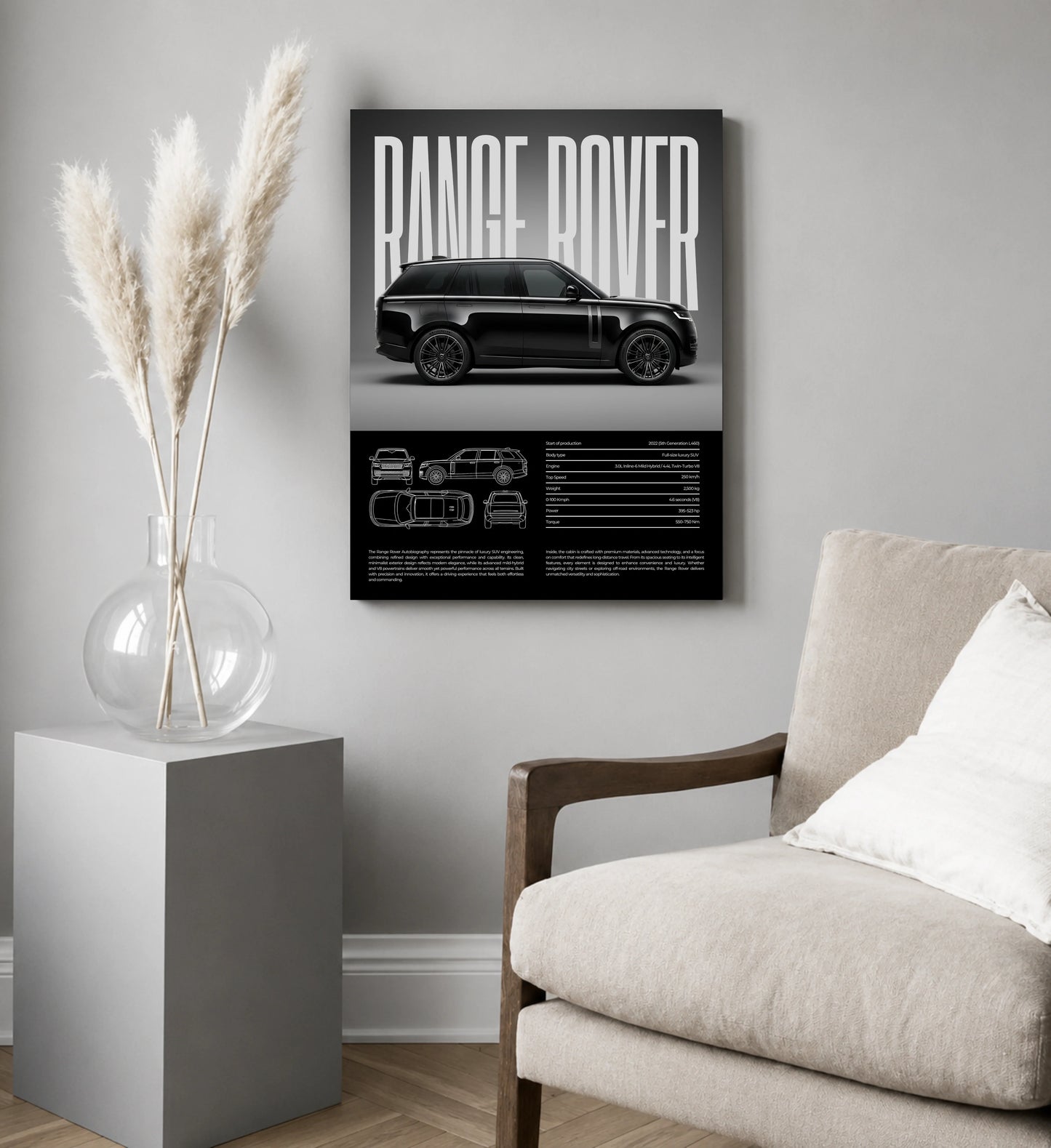 Range Metal Wall Art