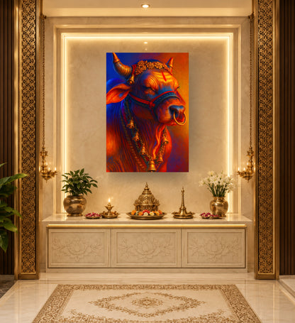 Nandi – Sacred Bull of Lord Shiva Wall Art