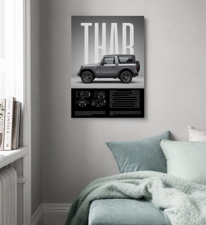 Mahindra Thar Rider | Gift Wall Art