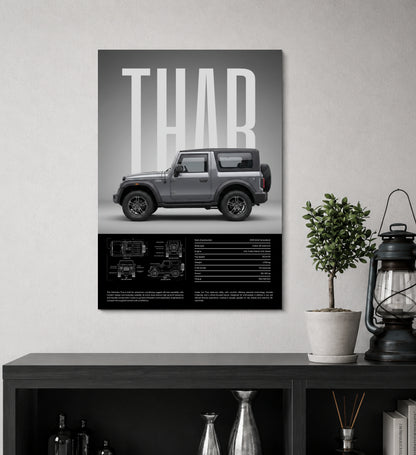 Mahindra Thar Rider | Gift Wall Art