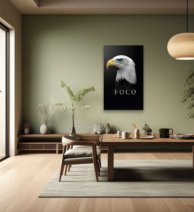 The Eagle Focused Motivational Wall Art