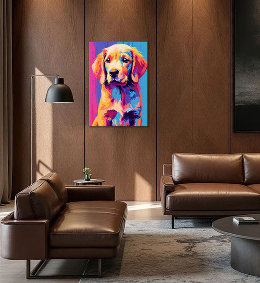 Vibrant Labrador Portrait