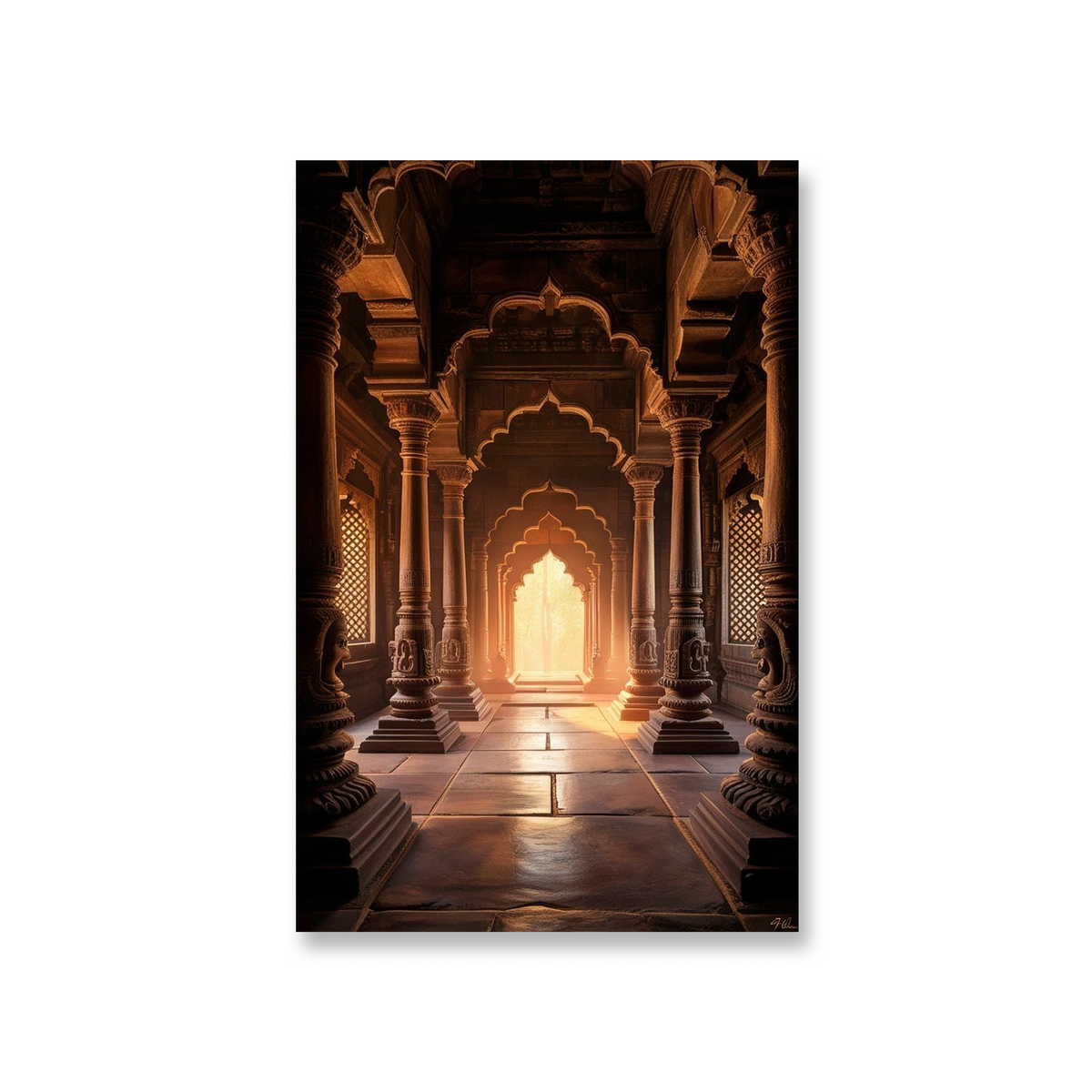 Sunset at the Palace Gates