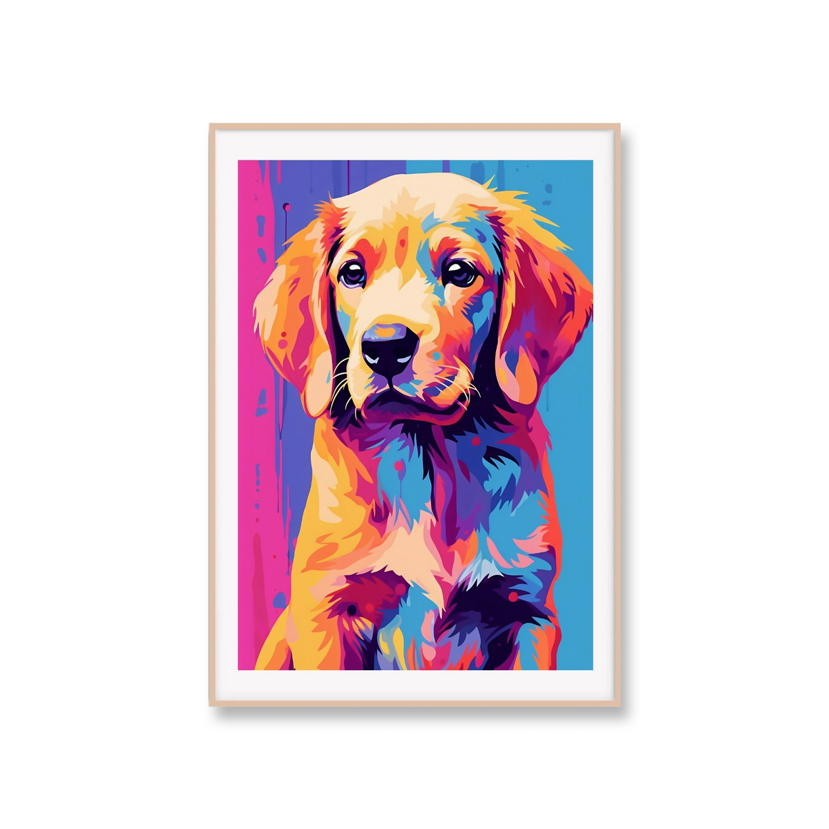 Vibrant Labrador Portrait