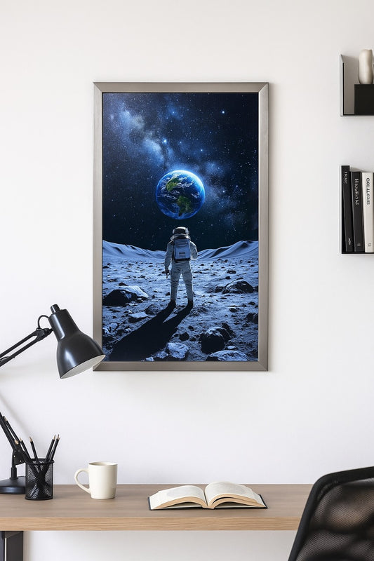 Astronaut On Moon