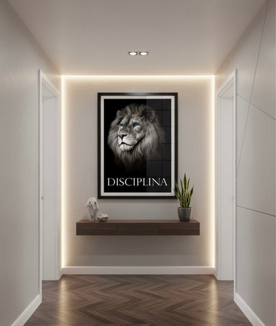 Discipline – The Lion Motivational Wall Art