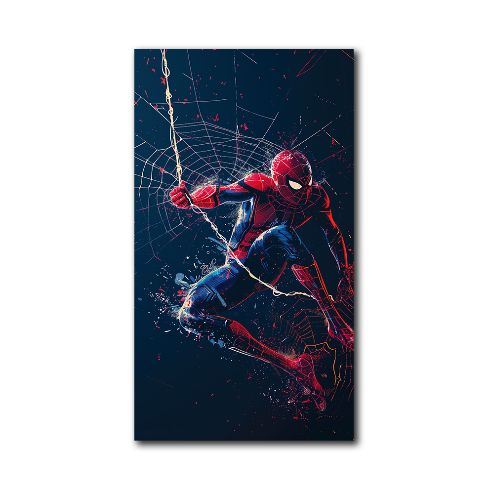 Spider Swinger Metal Wall Art