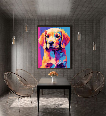 Vibrant Labrador Portrait