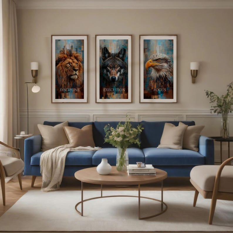 Discipline Focus Execution – Lion, Wolf & Eagle Vivid